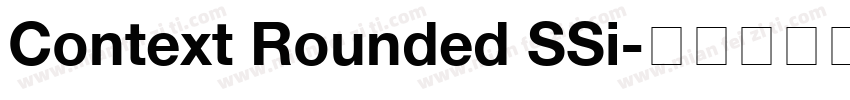 Context Rounded SSi字体转换